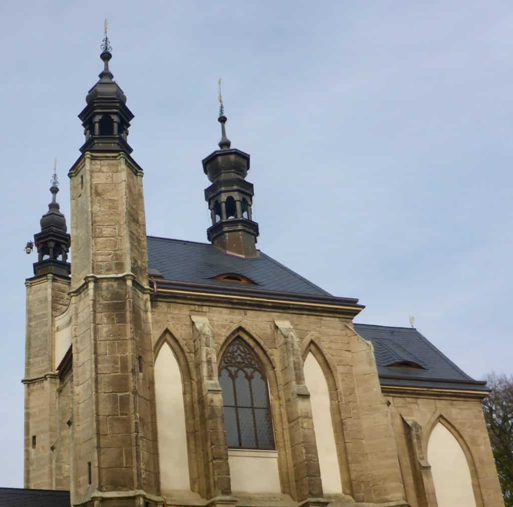 Visiting the Kutná Hora Bone Church from Prague (2024) 7 Outside of the Bone Church in Kutna Hora - the Sedlec Ossuary