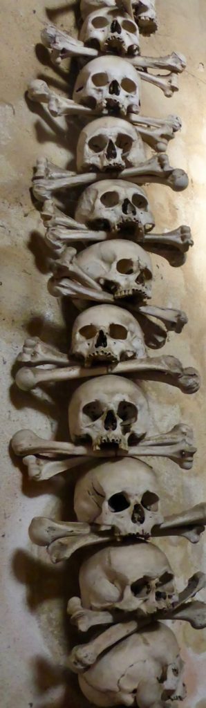 Visiting the Kutná Hora Bone Church from Prague (2024) 6 Bones Inside the Bone Church