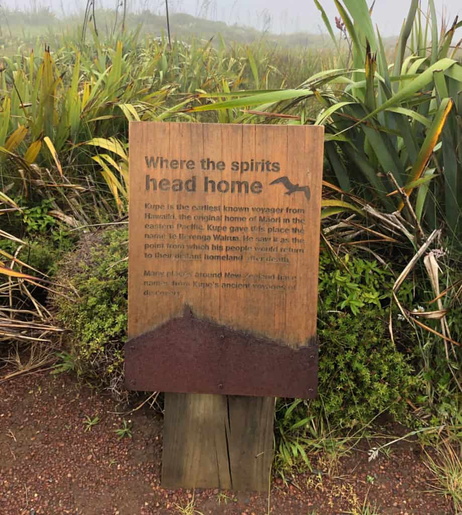 7 Best Things to Do at Cape Reinga, New Zealand 2024 3 Maori signage about the significance of Cape Reinga