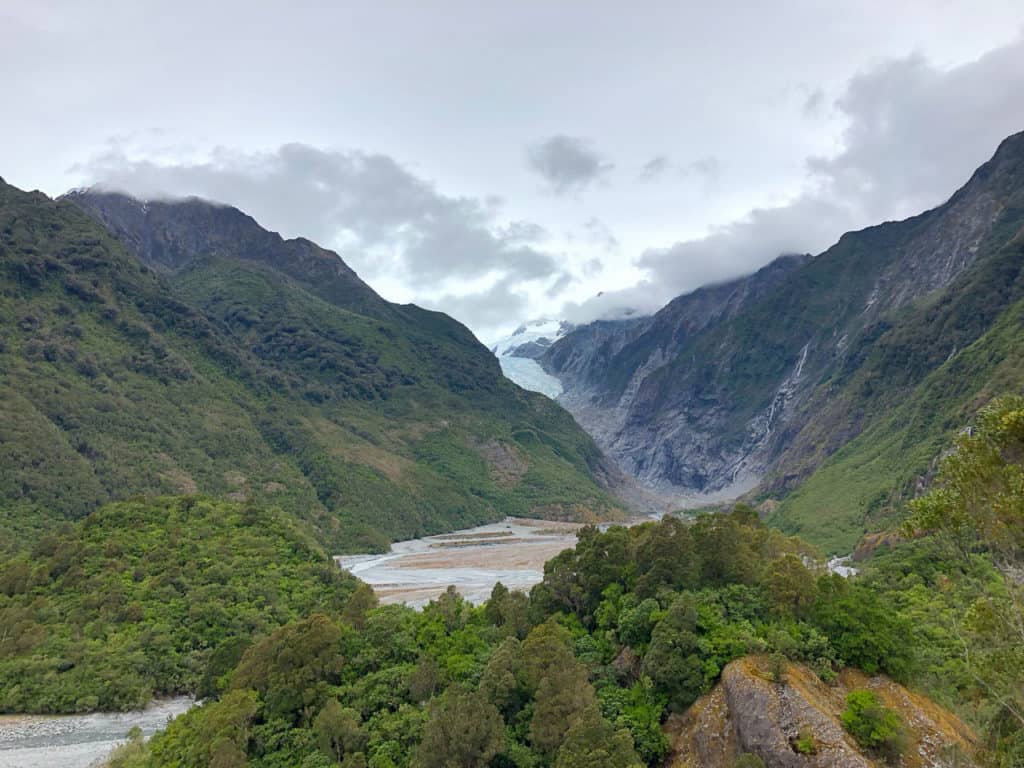 Franz Joseph Glacier Walk: The Cheapest Way to See the Franz Josef Glacier in New Zealand 1 Franz Josef Glacier Walk with views of the rainforest