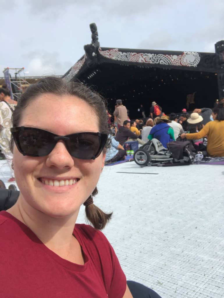 How to Get Citizenship in New Zealand: Expat’s Guide 1 Nina at the Te Matatini Kappa Haka festival in New Zealand watching haka dances
