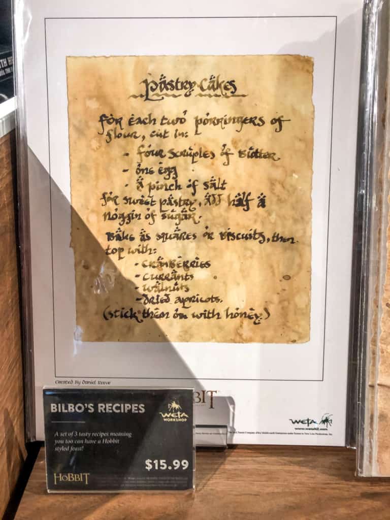Weta Workshop Tour Review: Is it Worth it? 18 Hobbit recipes from Weta Workshop New Zealand