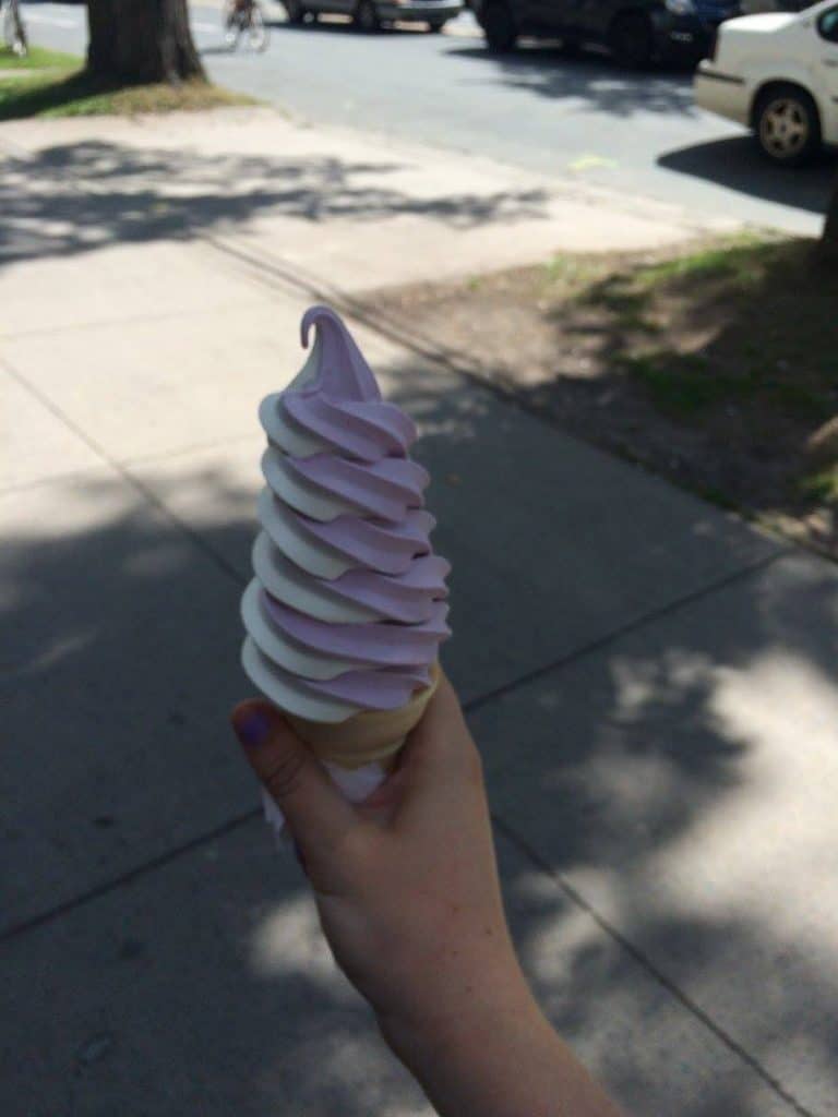 51 Fun Things to do in Halifax From a Local 4 A swirled cone of pink and white ice cream from the Dairy Bar in downtown Halifax