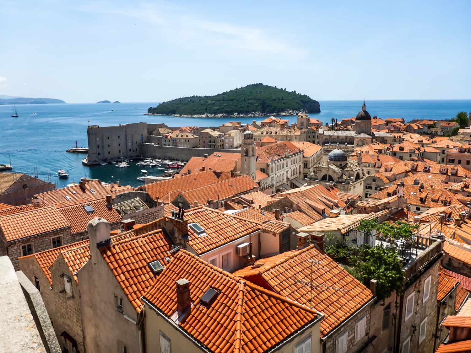 Lokrum Island: Dubrovnik's Best Kept Secret 4 view of dubrovnik rooftops