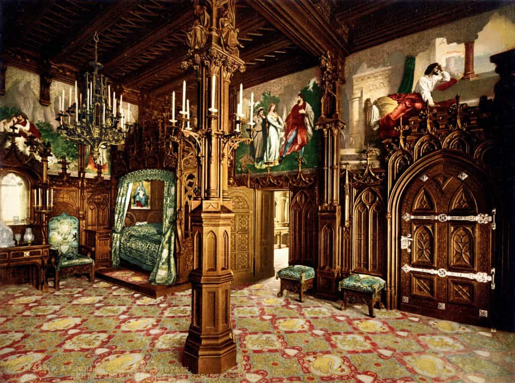 How to Visit Neuschwanstein Castle in Winter 2024 13 Inside Neuschwanstein Castle - Bedroom