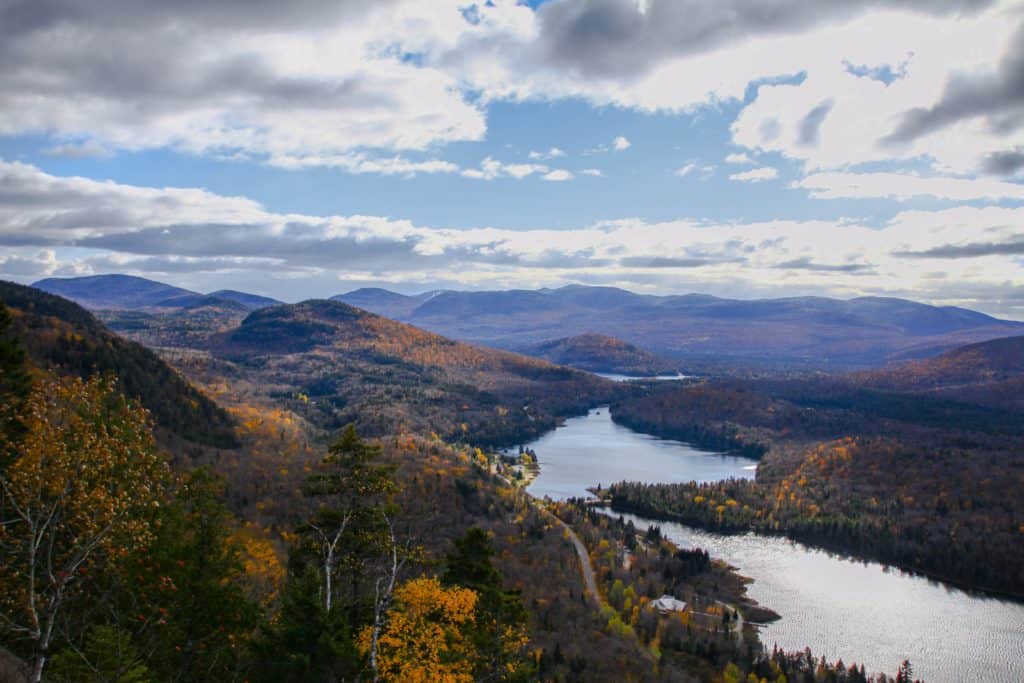 10 Best Things to Do in Mont Tremblant in Summer (2024) 3 View over the forests for you to hike Mont Tremblant in summer