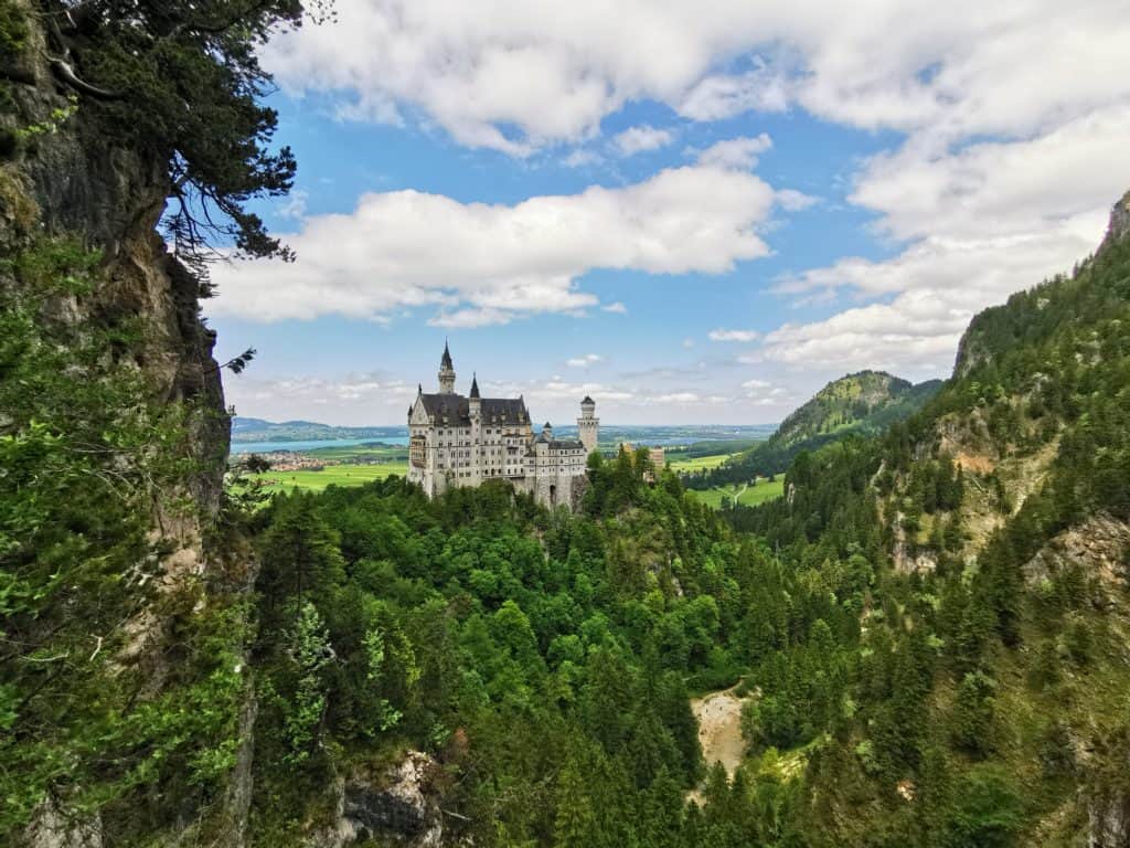 How to Visit Neuschwanstein Castle in Winter 2024 17 View of Neuschwanstein from Marienbrucke