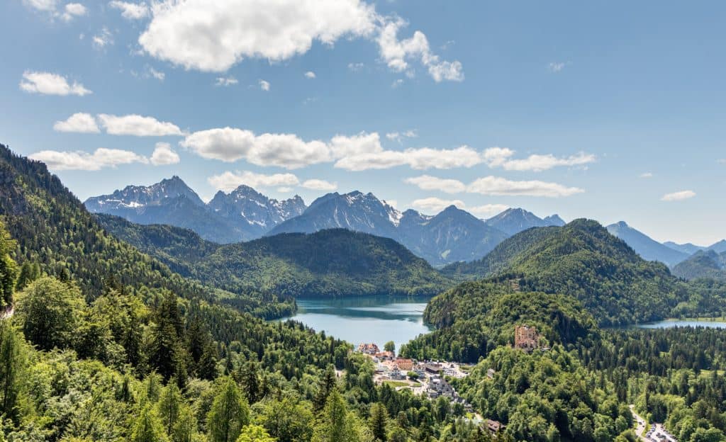 How to Visit Neuschwanstein Castle in Winter 2024 19 View over the Bavarian alps and lakes