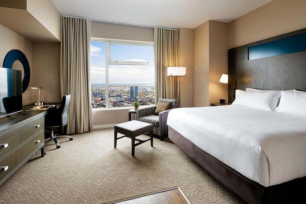 15 Best Hotels in Toronto with Private Hot Tubs (2024) 8 King sized bed in the One King West Hotel