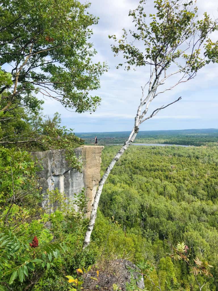 Hiking the Cup and Saucer Trail on Manitoulin Island 1 nina distance cup and saucer