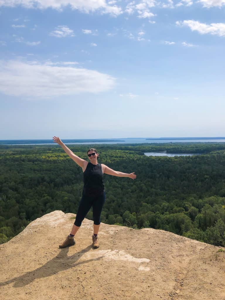35+ Best Things to Do on Manitoulin Island (2024) 9 nina posing on cup and saucer
