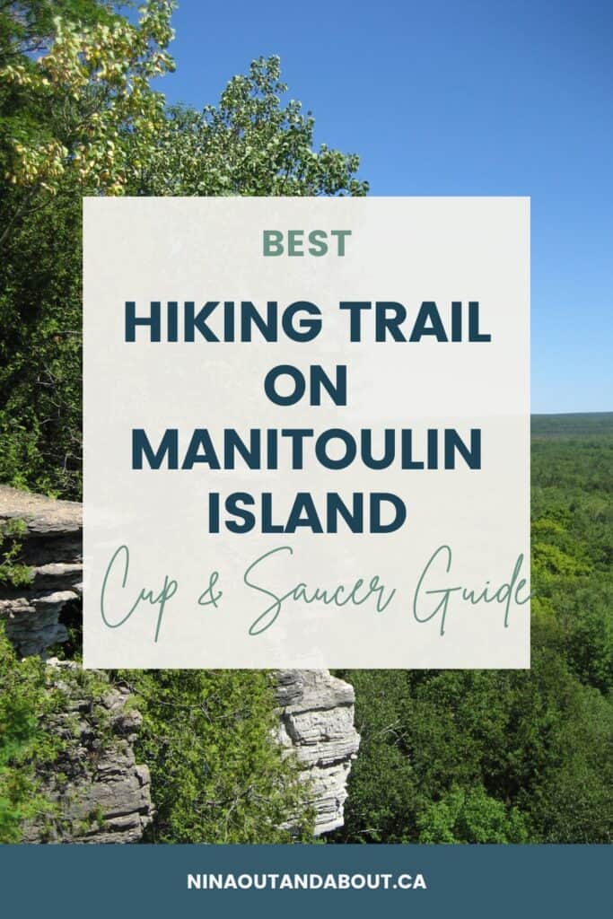 Hiking the Cup and Saucer Trail on Manitoulin Island 19 cup and saucer pin
