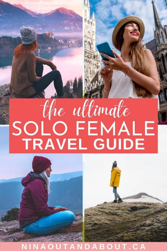 Solo Female Travel Guide 15 solo female travel guide pin