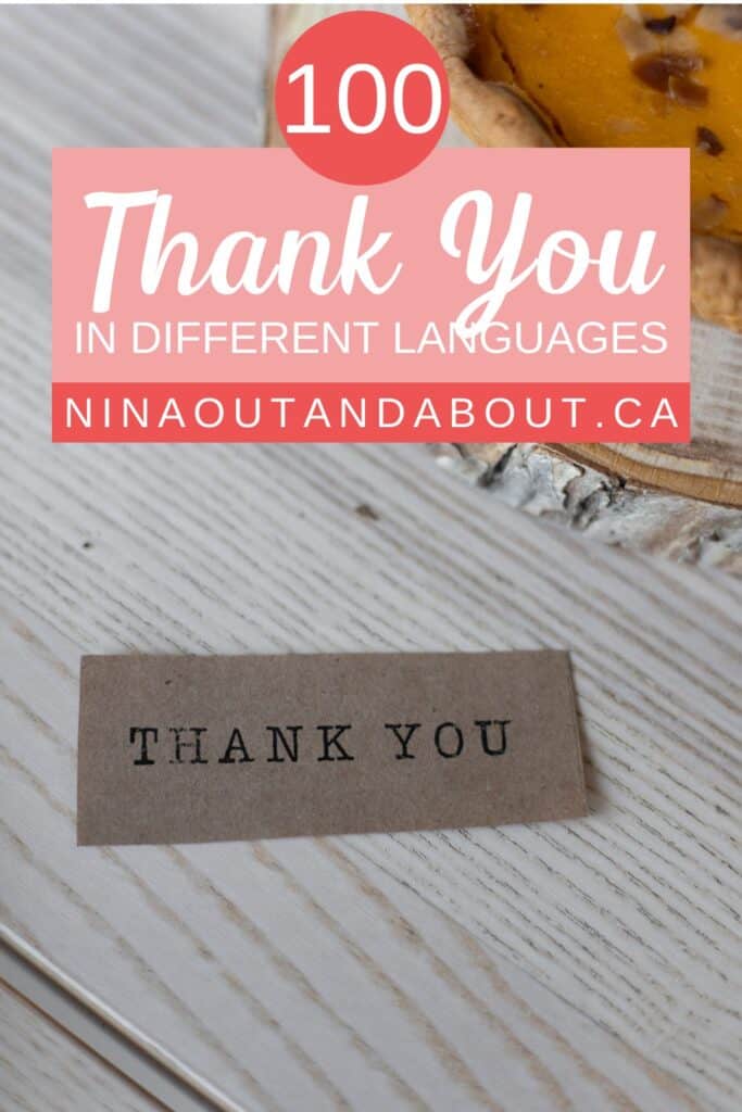 How to Say Thank You in 100 Different Languages 12 thank you pin
