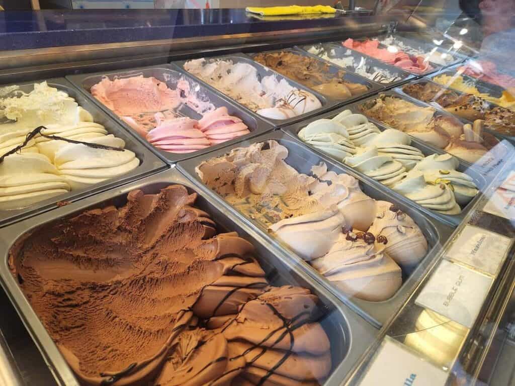37 Amazing Vancouver Bucket List Things to Do 6 A gelato selection that you will see on a Vancouver food tour.