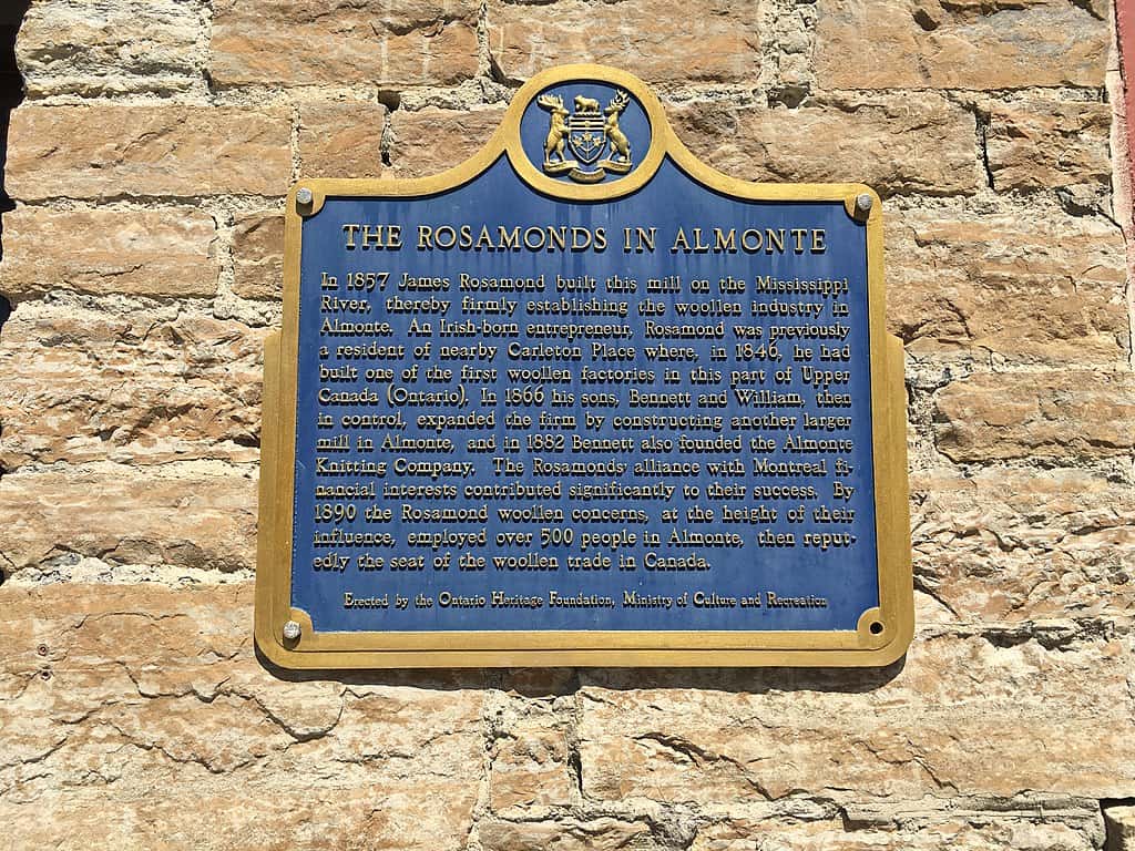 45 Best Things to Do in Almonte Ontario (2024) 4 almone history plaque