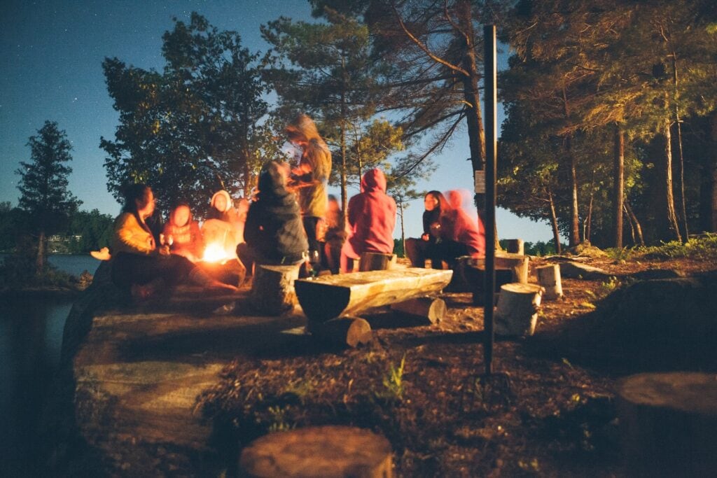 Where to Stay in Lake Louise Canada: 14 Best Hotels (2024) 14 Group of people surrounding a bonfire during nighttime