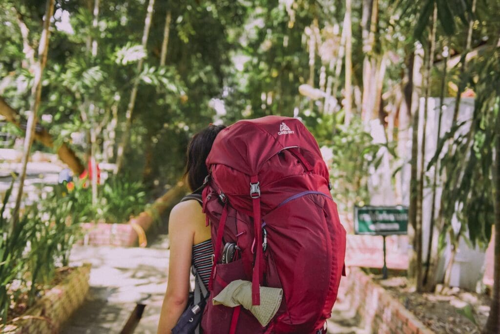 Where To Stay In Toronto: Best Areas And Hotels in 2024 26 person with red trekker backpack standing on pathway surrounded with tall and green trees during daytime