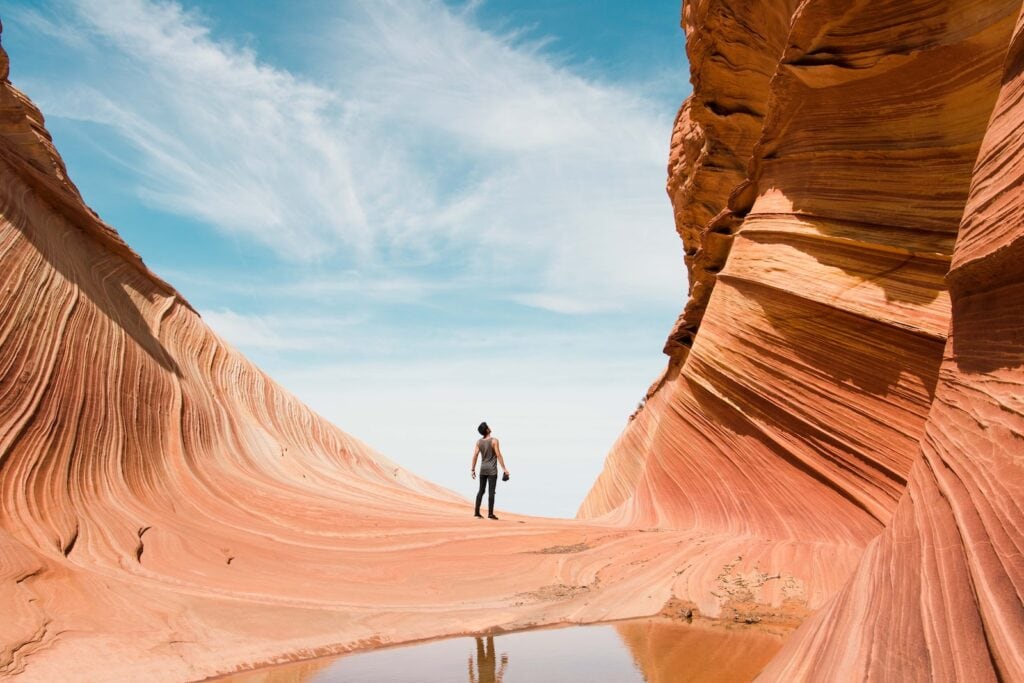 25 Pros and Cons of Living in Utah 2024 3 man on antelope canyon during daytime