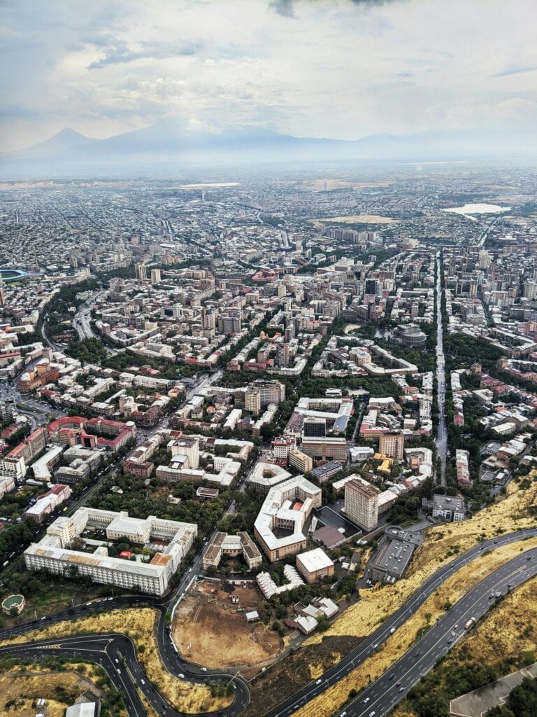 ALL European Countries With Digital Nomad Visas (2024) 2 Aerial view of the buildings at Armenia.