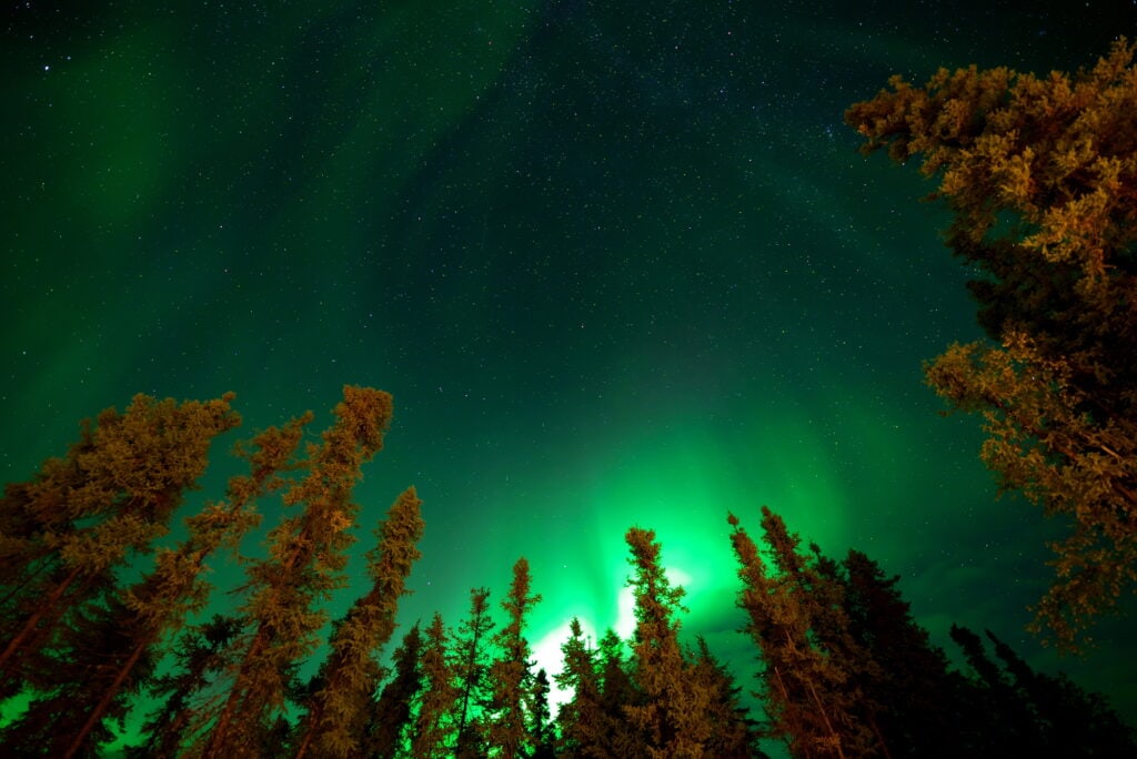 Uncover the Charm of Canada's Small Towns for Winter Travel 2 Aurora Lights at Yellow Knife