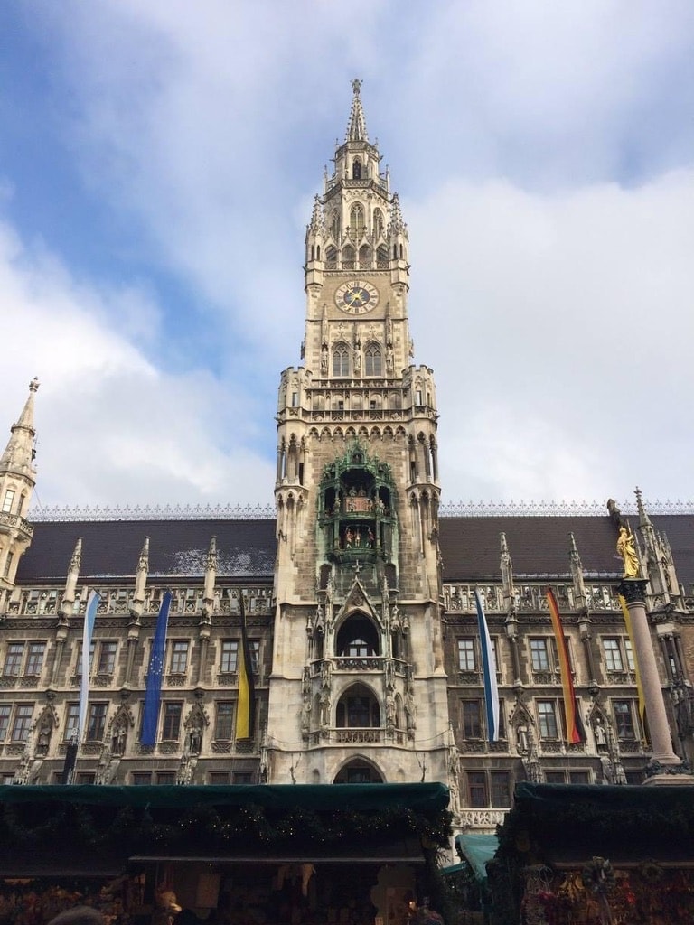 ALL European Countries With Digital Nomad Visas (2024) 7 The view from the garden looking up at New Town Hall in Germany