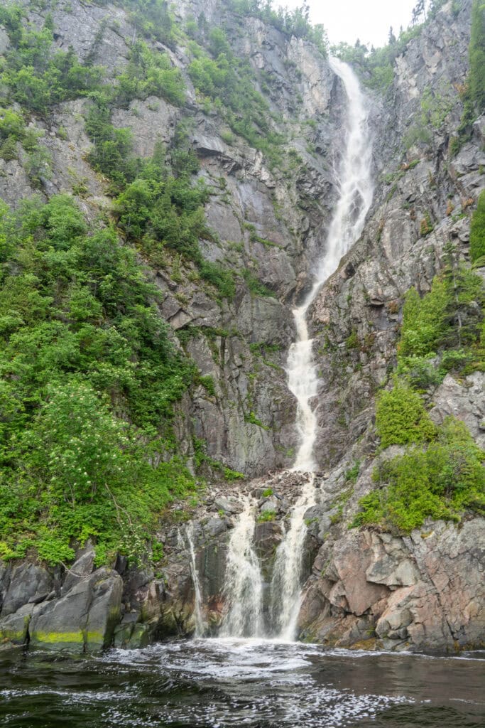 Whale Watching in Tadoussac: The Good, The Bad, The Wet 6 waterfall st lawrence quebec